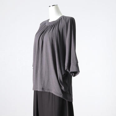 neck gather dolman P/O　C.GRAY No.2