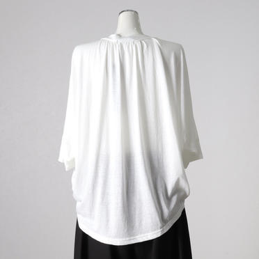 neck gather dolman P/O　OFF WHITE No.5