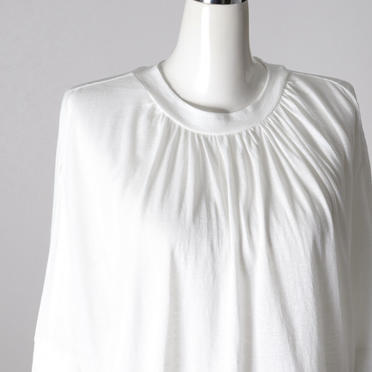 neck gather dolman P/O　OFF WHITE No.7