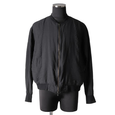 CROPPED TAPE BLOUSON　BLACK No.1