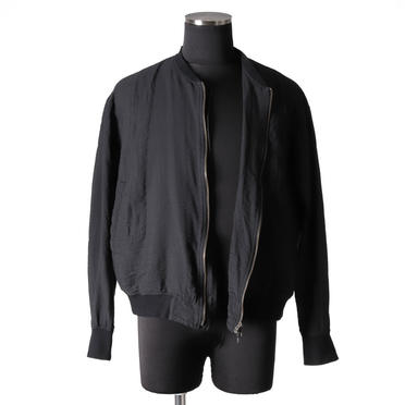 CROPPED TAPE BLOUSON　BLACK No.2