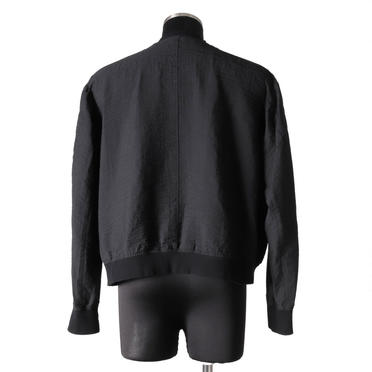 CROPPED TAPE BLOUSON　BLACK No.6