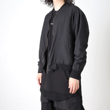 CROPPED TAPE BLOUSON　BLACK No.20