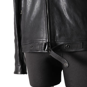 LEATHER JACKET　BLACK No.12