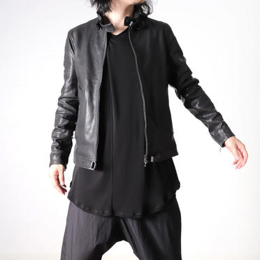 LEATHER JACKET　BLACK No.24