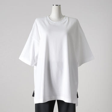 MIDIUMISOLID LOGO PRINT T-SHIRTS　WHITE(Peace) No.1