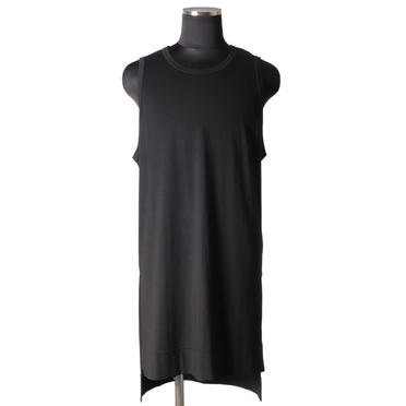 Long Tank Top　BLACK No.1