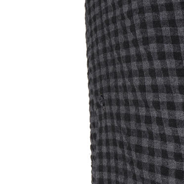 Check Over Sized Shirts　BK×GY No.10