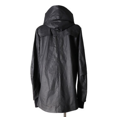 Coated Stretch Big Hoodie Blouson　BLACK　arco LIMITED EDITION No.6