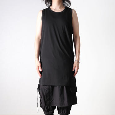 Long Tank Top　BLACK No.13