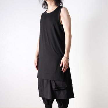 Long Tank Top　BLACK No.14