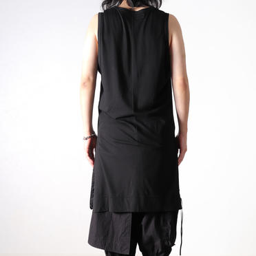 Long Tank Top　BLACK No.16