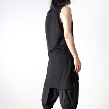 Long Tank Top　BLACK No.17