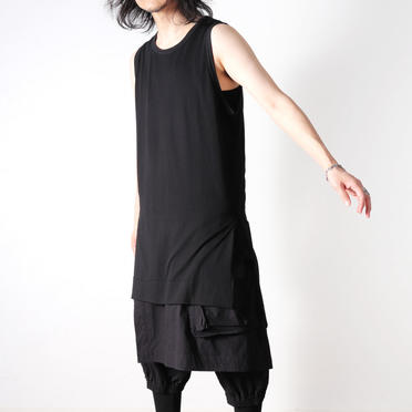 Long Tank Top　BLACK No.18