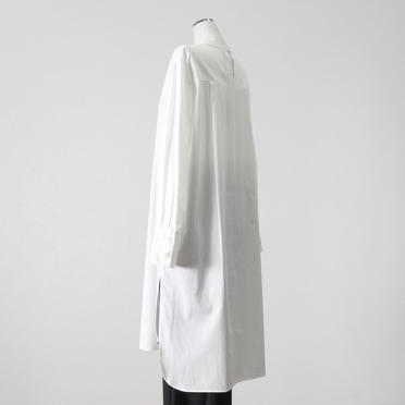 asymmetry tuck shirt tunic　OFF WHITE No.4
