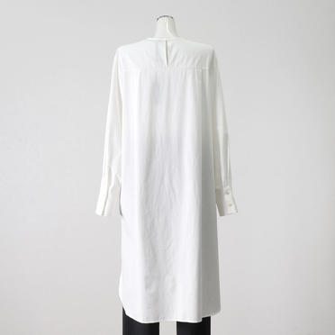 asymmetry tuck shirt tunic　OFF WHITE No.5
