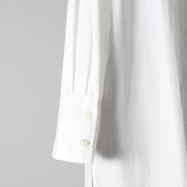 asymmetry tuck shirt tunic　OFF WHITE No.11