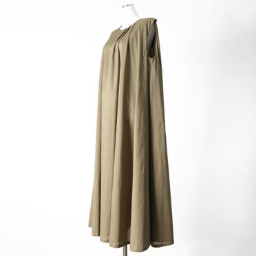 tuck neck flare OP　KHAKI No.2