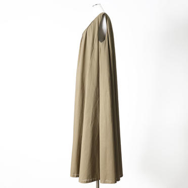 tuck neck flare OP　KHAKI No.3