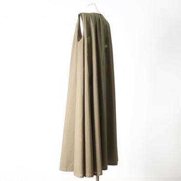 tuck neck flare OP　KHAKI No.4