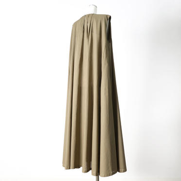 tuck neck flare OP　KHAKI No.6