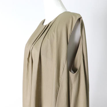 tuck neck flare OP　KHAKI No.8