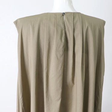 tuck neck flare OP　KHAKI No.9