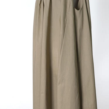 tuck neck flare OP　KHAKI No.10