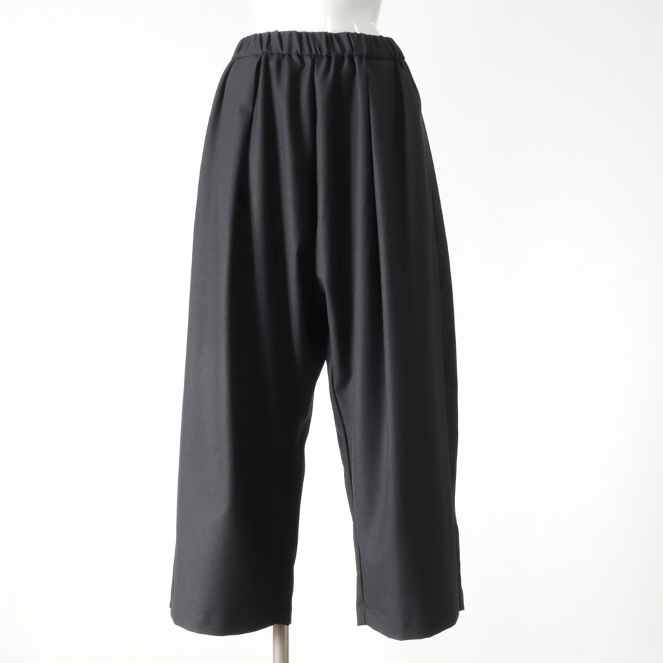 [SALE] 50%OFF　mizuiro ind T/R/W tucked high rise PT　BLACK