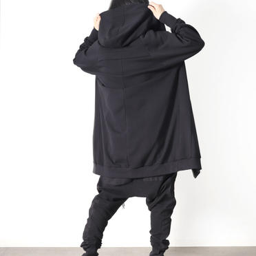 Sweat Over Size Hoodie　BLACK No.21