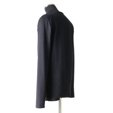 20-21FW sumire pullover ver.round neck　BLACK No.4