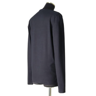 20-21FW sumire pullover ver.round neck　BLACK No.6