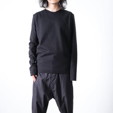 20-21FW sumire pullover ver.round neck　BLACK No.13