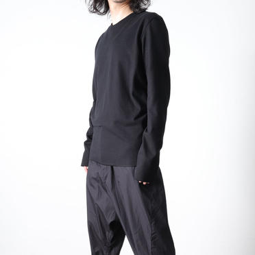 20-21FW sumire pullover ver.round neck　BLACK No.14