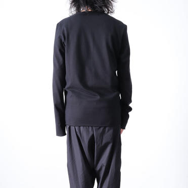 20-21FW sumire pullover ver.round neck　BLACK No.16