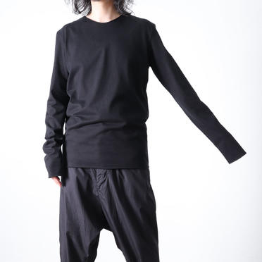 20-21FW sumire pullover ver.round neck　BLACK No.18