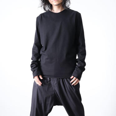 20-21FW sumire pullover ver.round neck　BLACK No.20