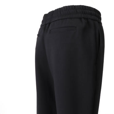 hem rib easy pants　BLACK No.9