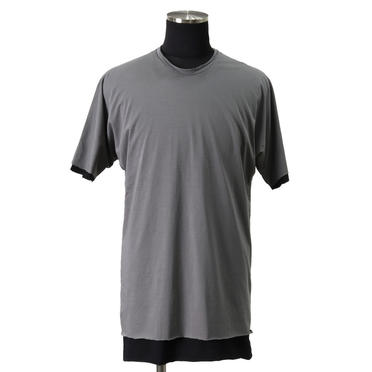 DOUBLE DOLMAN H/S　SMORK GRAY No.1