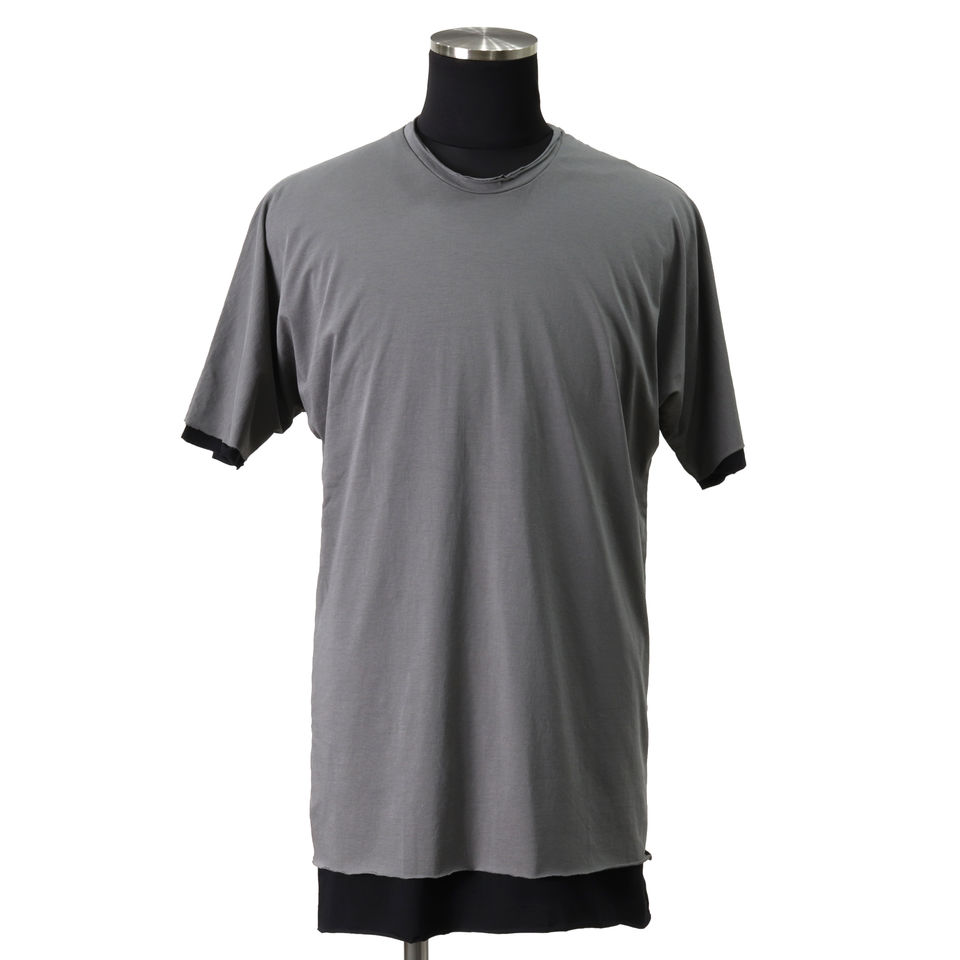 DOUBLE DOLMAN H/S　SMORK GRAY