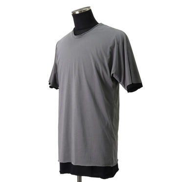 DOUBLE DOLMAN H/S　SMORK GRAY No.2