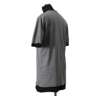 DOUBLE DOLMAN H/S　SMORK GRAY No.4