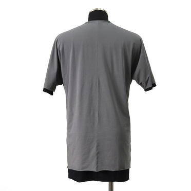 DOUBLE DOLMAN H/S　SMORK GRAY No.5