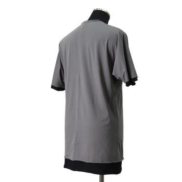 DOUBLE DOLMAN H/S　SMORK GRAY No.6