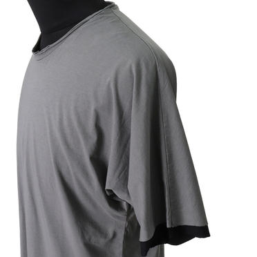 DOUBLE DOLMAN H/S　SMORK GRAY No.8