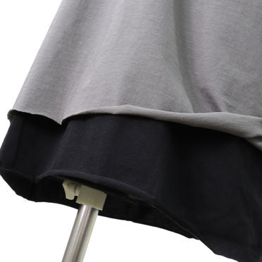 DOUBLE DOLMAN H/S　SMORK GRAY No.12