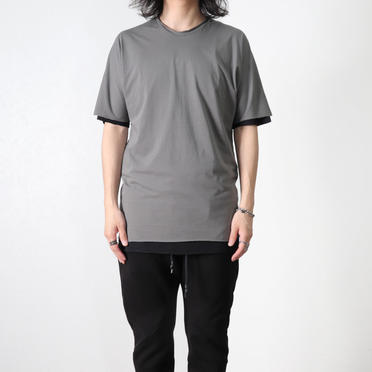 DOUBLE DOLMAN H/S　SMORK GRAY No.13