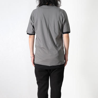 DOUBLE DOLMAN H/S　SMORK GRAY No.16