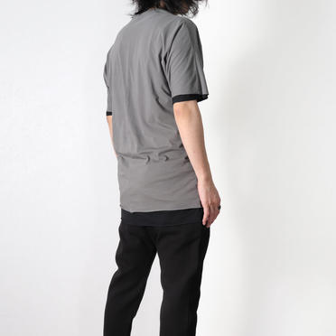 DOUBLE DOLMAN H/S　SMORK GRAY No.17