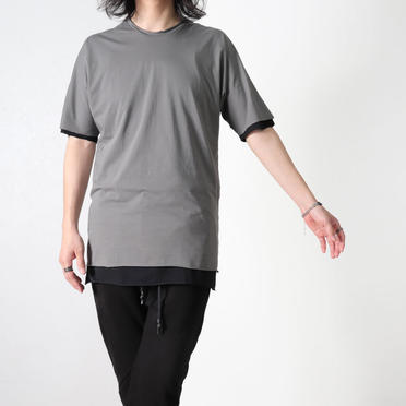 DOUBLE DOLMAN H/S　SMORK GRAY No.18